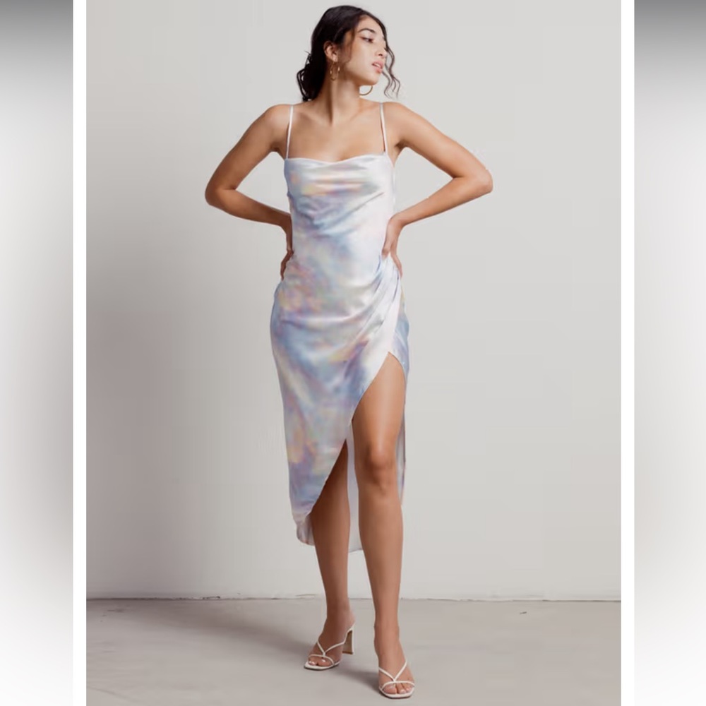 Skylar + Madison VICI Tie Dye Dress w/ Front Slit